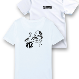 T shirt blanc hand & world